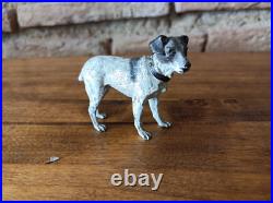 Chien De Chasse Bronze De Vienne Signé Geschützt XIXe Siecle Chien De Chasse Bronze De Vienne Signé Geschützt XIXe Siecle