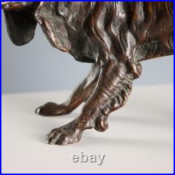 Chien de Chasse Sculpture Ancienne Bronze XIXe-XXe Siècle Originale