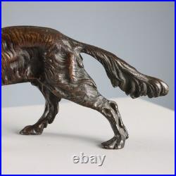 Chien de Chasse Sculpture Ancienne Bronze XIXe-XXe Siècle Originale