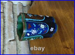 Chine ensemble d'écriture En Bronze Cloisonné Dynastie Qing XIXe Siècle