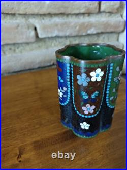 Chine ensemble d'écriture En Bronze Cloisonné Dynastie Qing XIXe Siècle