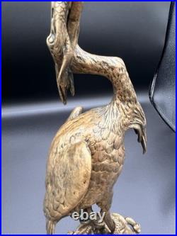 Christophe Fratin (1801-1864) Paire De Bougeoirs Animaliers XIXe Siècle Signé