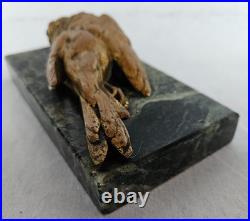 Christophe Fratin XIX Siecle Sculpture Oiseau En Bronze