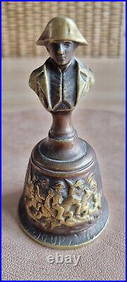 Cloche de Table Napoleon a Wagram Empereur Waterloo Bronze XIXe Siecle