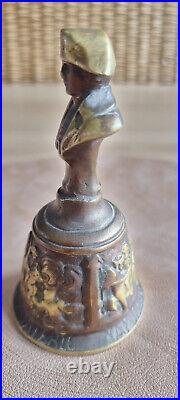 Cloche de Table Napoleon a Wagram Empereur Waterloo Bronze XIXe Siecle