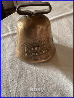 Cloche de vache ancienne en bronze XIXe siècle