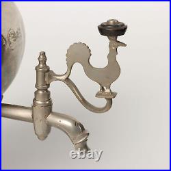 Coffre de Voyage avec Samovar Bronze Russie XIX Siècle