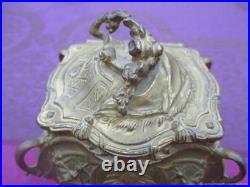 Coffret Guirlande ancien XIXe siècle alliage de bronze France