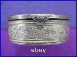 Coffret Paysage Ancien Gravure Bronze XIX Siècle