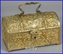 Coffret en bronze doré de style néo-gothique, XIXe siècle