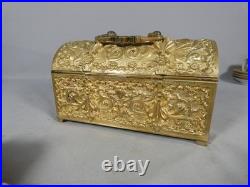 Coffret en bronze doré de style néo-gothique, XIXe siècle