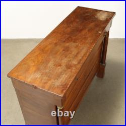 Commode Empire Ancienne Noyer 4 Tiroirs Bronze Italie XIXe Siècle Originale Commode Empire Ancienne Noyer 4 Tiroirs Bronze Italie XIXe Siècle Originale
