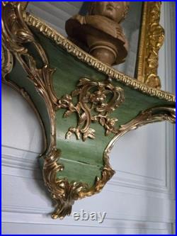 Console murale de cartel, style Louis XV, XIXe siècle Console murale de cartel, style Louis XV, XIXe siècle