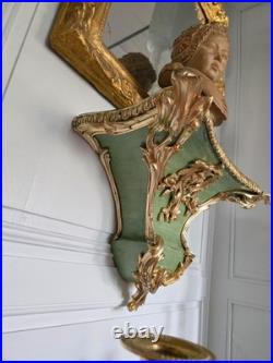 Console murale de cartel, style Louis XV, XIXe siècle Console murale de cartel, style Louis XV, XIXe siècle