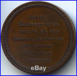 Consulat Napoleon Bonaparte Medaille Lebrun 3° Consul 1799