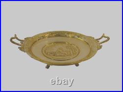 Coupe sur pieds en bronze de F-Levillain fondeur Barbedienne. XIX siècle Coupe sur pieds en bronze de F-Levillain fondeur Barbedienne. XIX siècle