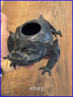 Crapaud Bronze Chinois XIX Eme Siècle Chine Asie