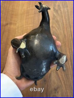 Crapaud Bronze Chinois XIX Eme Siècle Chine Asie