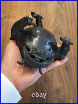 Crapaud Bronze Chinois XIX Eme Siècle Chine Asie