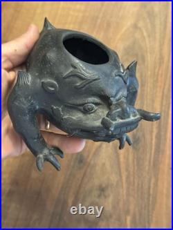 Crapaud Bronze Chinois XIX Eme Siècle Chine Asie