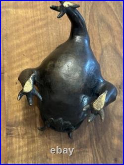 Crapaud Bronze Chinois XIX Eme Siècle Chine Asie