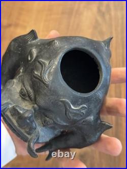 Crapaud Bronze Chinois XIX Eme Siècle Chine Asie