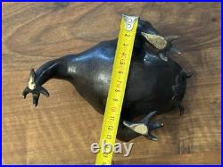 Crapaud Bronze Chinois XIX Eme Siècle Chine Asie