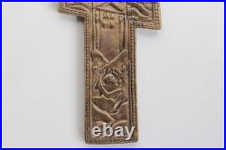 Croix orthodoxe bronze Russie XIXe siècle (76097)