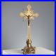 Crucifix-Ancien-Bronze-Dore-Base-Circulaire-Italie-XIXe-XXe-Siecle-Original-01-gjeh