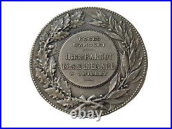 Daniel DUPUIS (1849-1899) Médaille de Mariage en Bronze Argenté Noces d'Argent