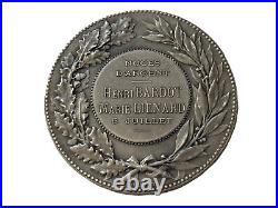 Daniel DUPUIS (1849-1899) Médaille de Mariage en Bronze Argenté Noces d'Argent