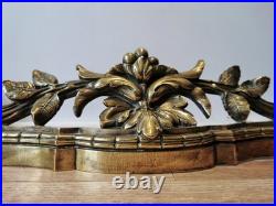 Devant de cheminée Bronze doré de style Louis XV Epoque XIXe Siècle