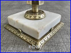 Élégant presse-papiers français ancien Marbre et bronze Début XIXe siècle