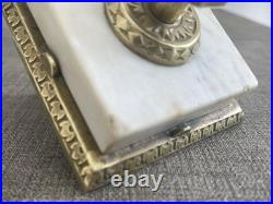 Élégant presse-papiers français ancien Marbre et bronze Début XIXe siècle