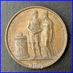 Empire Napoléon Ier Médaille Mariage à Paris avec Marie-Louise 1810