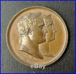 Empire Napoléon Ier Médaille Mariage à Paris avec Marie-Louise 1810