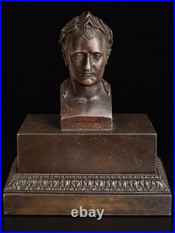 Encrier Empire Napoléon 1er- bronze inkwell début XIXe siècle