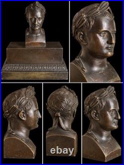 Encrier Empire Napoléon 1er- bronze inkwell début XIXe siècle