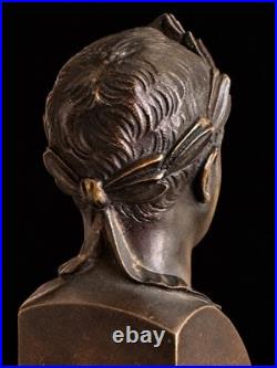 Encrier Empire Napoléon 1er- bronze inkwell début XIXe siècle