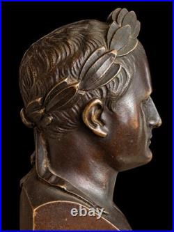 Encrier Empire Napoléon 1er- bronze inkwell début XIXe siècle