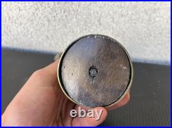 Encrier ancien en bronze Sujet caniche XIXe siècle