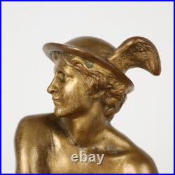 Encrier par Jean-Marie Pigalle Bronze Marbre France XIX Siècle
