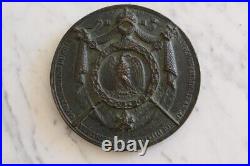 Enorme medaille sceau du 1 er empire imperial bronze