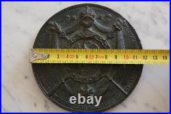 Enorme medaille sceau du 1 er empire imperial bronze