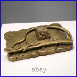 Ensemble de Bureau Art Nouveau Ancien Bronze XIXe-XXe Siècle Original