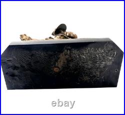Époque XIXe siècle bronze doré figurant un artiste peintre