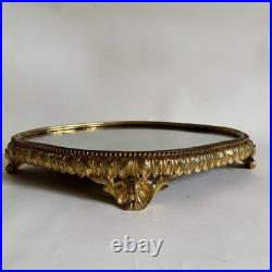 Escalier De Cristal Lahoche Centre Surtout Table Bronze Doré Époque XIXe Siècle