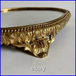 Escalier De Cristal Lahoche Centre Surtout Table Bronze Doré Époque XIXe Siècle