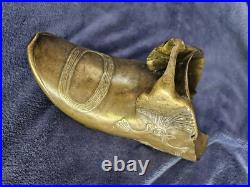Etrier ancien bronze format sabot XVIII XIX siècle