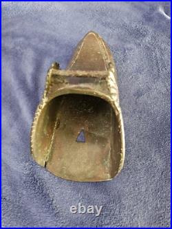Etrier ancien bronze format sabot XVIII XIX siècle